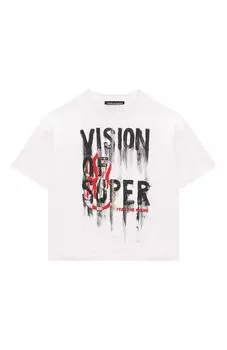 Хлопковая футболка Vision of super