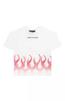 Хлопковая футболка Vision of super