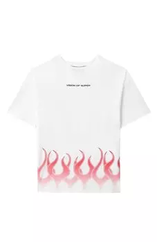 Хлопковая футболка Vision of super