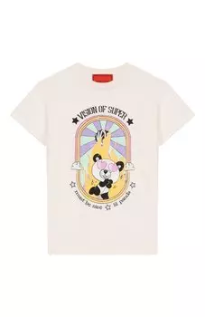 Хлопковая футболка Vision of super