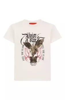 Хлопковая футболка Vision of super