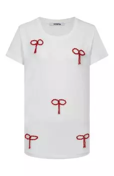 Хлопковая футболка Vivetta