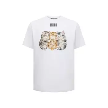 Хлопковая футболка VTMNTS