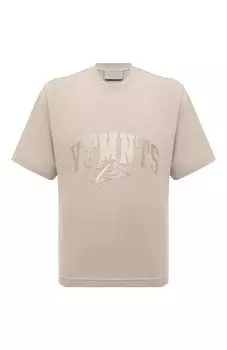 Хлопковая футболка VTMNTS