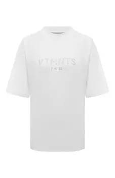 Хлопковая футболка VTMNTS