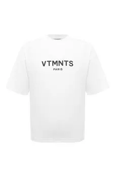 Хлопковая футболка VTMNTS