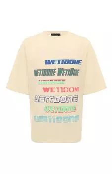 Хлопковая футболка We11done