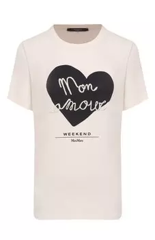 Хлопковая футболка Weekend Max Mara