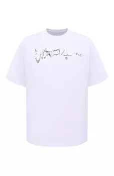 Хлопковая футболка WHO/AM