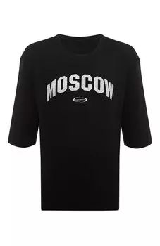 Хлопковая футболка WHO/AM