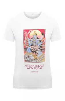 Хлопковая футболка WHO/AM