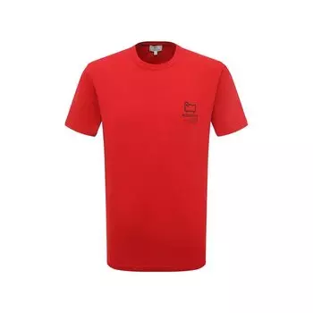 Хлопковая футболка Woolrich