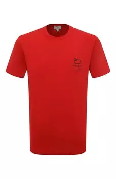 Хлопковая футболка Woolrich