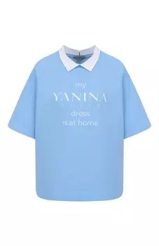 Хлопковая футболка YANINA