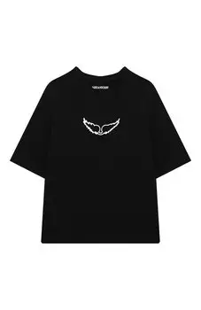 Хлопковая футболка Zadig and Voltaire