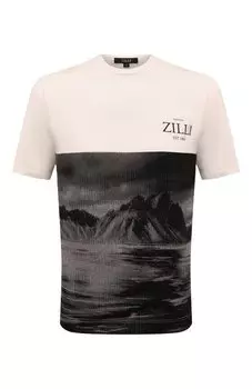 Хлопковая футболка Zilli