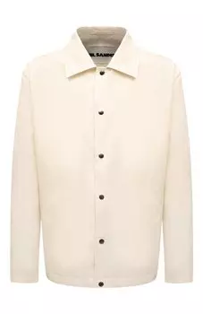 Хлопковая куртка-рубашка Jil Sander