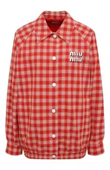 Хлопковая куртка Miu Miu