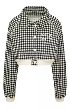 Хлопковая куртка Miu Miu