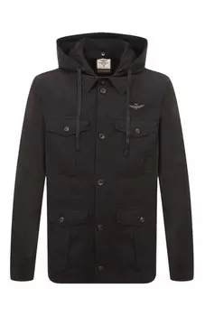 Хлопковая куртка-рубашка Aeronautica Militare