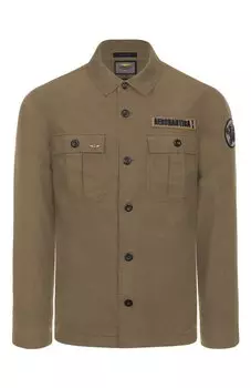 Хлопковая куртка-рубашка Aeronautica Militare