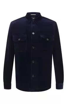Хлопковая куртка-рубашка BOSS