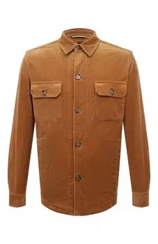 Хлопковая куртка-рубашка BOSS