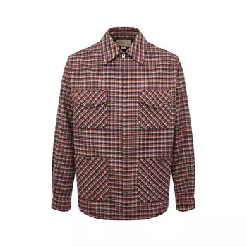 Хлопковая куртка-рубашка Gucci