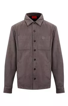 Хлопковая куртка-рубашка HUGO