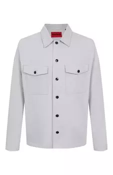 Хлопковая куртка-рубашка HUGO
