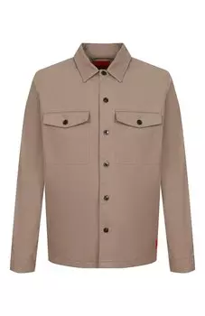 Хлопковая куртка-рубашка HUGO