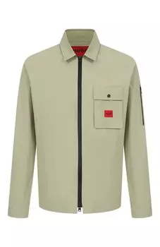 Хлопковая куртка-рубашка HUGO