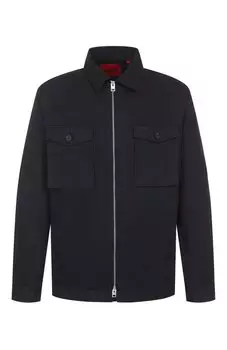 Хлопковая куртка-рубашка HUGO