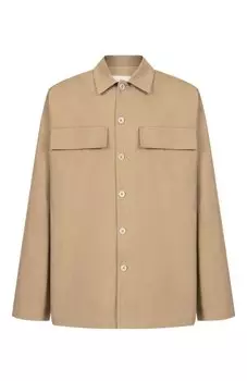 Хлопковая куртка-рубашка Jil Sander