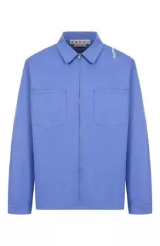 Хлопковая куртка-рубашка Marni