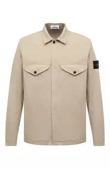 Хлопковая куртка-рубашка Stone Island