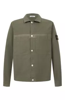 Хлопковая куртка-рубашка Stone Island