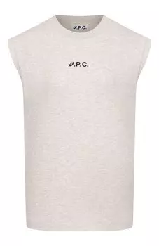 Хлопковая майка A.P.C. x ASICS A.P.C.