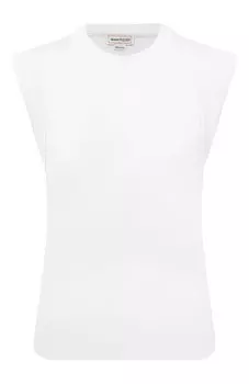 Хлопковая майка Alexander McQueen