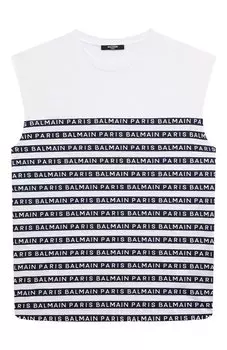 Хлопковая майка Balmain