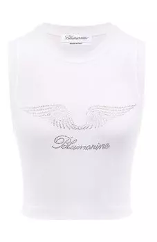 Хлопковая майка Blumarine