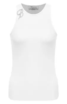 Хлопковая майка Blumarine