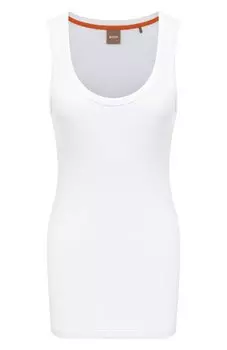 Хлопковая майка BOSS Orange