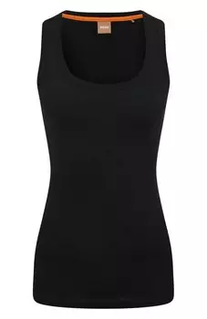 Хлопковая майка BOSS Orange