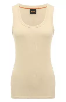 Хлопковая майка BOSS Orange