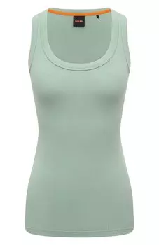 Хлопковая майка BOSS Orange