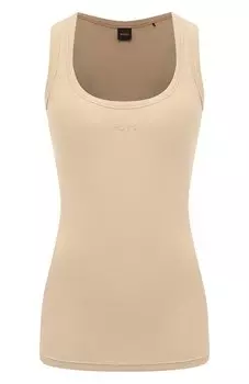 Хлопковая майка BOSS Orange