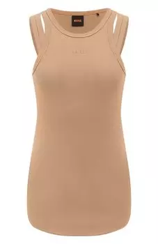 Хлопковая майка BOSS Orange