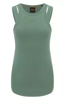 Хлопковая майка BOSS Orange