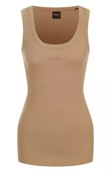 Хлопковая майка BOSS Orange